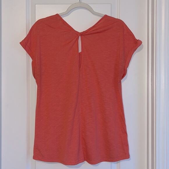 Charming Charlie Coral Slub Knit Top - Picture 6 of 10